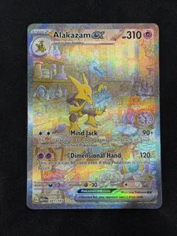 2023 Pokemon Mew 151 Alakazam Ex 201/166 Special Illustration Rare - Image 1