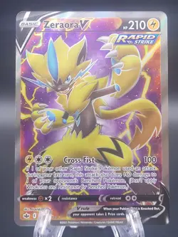 Pokemon TCG Zeraora V Chilling Reign 165/198 Holo Full Art - Image 1