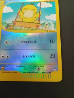 Carte Pokemon Psyduck Reverse Aquapolis 104/147 - Image 3