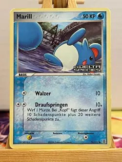 Marill 76/113 Ex Delta Species Stamp Holo Deutsch VG Pokemon - Image 1