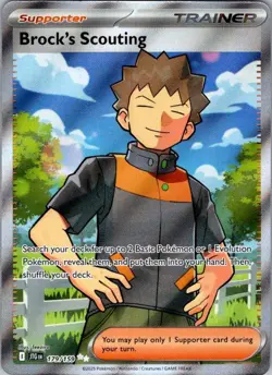 Brock's Scouting 179/159 Ultra Rare Journey Together Pokemon Near Mint - Image 1