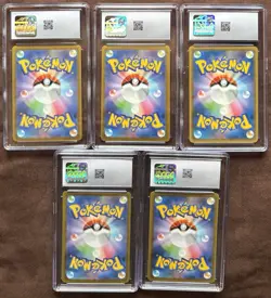 Graded Japanese Pokemon Dragonite Lot (5 CGC Slabs) - Image 2