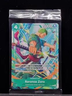 Roronoa Zoro P-114 Convention One Piece Promo Card Sealed English RARE - Image 1