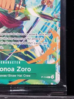 Roronoa Zoro P-114 Convention One Piece Promo Card Sealed English RARE - Image 5