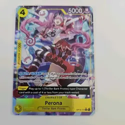 One Piece Perona OP14-111 SR Alternate Art - The Azure Sea's Seven - English - Image 1