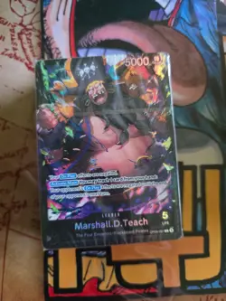 Starter Deck 27: Black Marshall.D.Teach Sealed Deck only One Piece TCG EN - Image 1