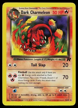 Pokemon Card - Dark Charmeleon Team Rocket 32/82 Uncommon - Image 1
