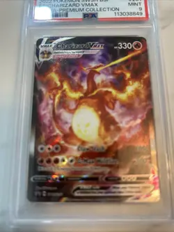 Rare PSA 9! Pokemon TCG Charizard VMAX SWSH261 Promo Card Near Mint Condition - Image 4