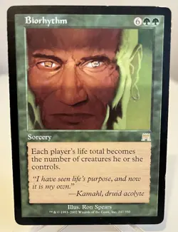 Magic MTG - Biorhythm Onslaught - Moderate Play/Wear See Pics! - Image 1