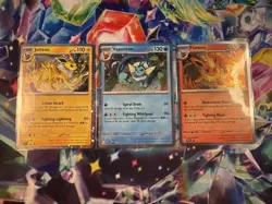 Pokemon Black Star Promo - Flareon Vaporeon Jolteon SVP 167 168 169 Bundle - Image 1