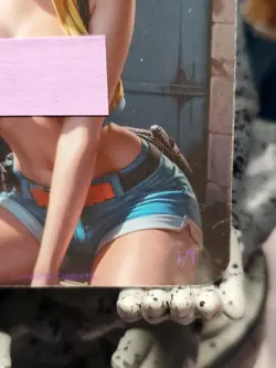 1/1 Only 1 Made Misty County Pokemon Spicy Topless Lonestar Customs Waifu Card - Image 5