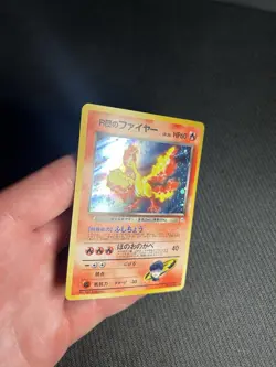 Pokemon TCG Rocket's Moltres No. 146 Leaders' Stadium Holo (Japanese) LP-/MP - Image 4
