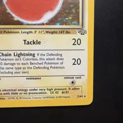 Pokemon Vintage Holo Electrode 2/64 Jungle WotC 1999 - Image 4