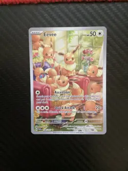 Pokemon Eevee Holo TCG Twilight Masquerade 188/167 NM Condition - Image 1