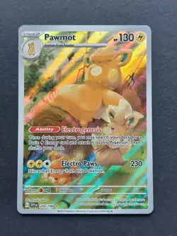 Pokemon - Pawmot 209/198 - Scarlet Violet Base - Illustration Rare - NM - Image 1