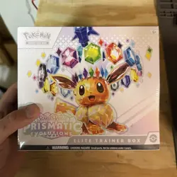 Pokemon TCG Scarlet & Violet Prismatic Evolutions ETB Booster/Promo Eevee 2025 - Image 1