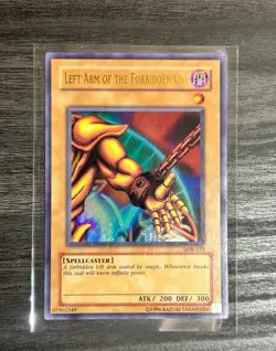 Yu-Gi-Oh! Left Arm of the Forbidden One LOB-123 Ultra Rare NM - Image 1