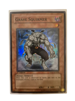 YuGiOh Grave Squirmer Super Rare 1st Edition DP07-EN008 - Image 1