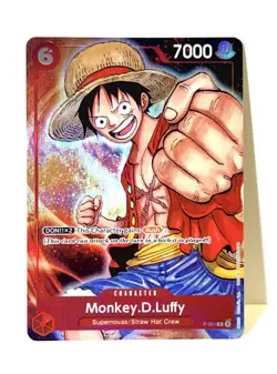 One Piece Monkey. D. Luffy Bandai Games Fest 2023-2024 P-001 Promo NM FOIL - Image 1