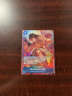 One Piece TCG Monkey.D.Luffy (062) Alternate Art Foil Paramount War #OP02-062 NM - Image 1