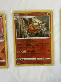 Pokemon Go Charizard Card Lot Of 3. Radiant, Reg Holo, And Reverse Holo. - Image 3