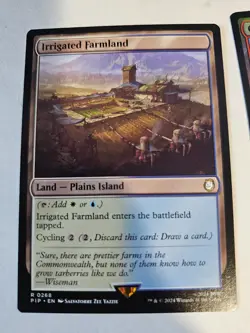 MTG - Irrigated Farmland - Universes Beyond: Fallout - Image 1