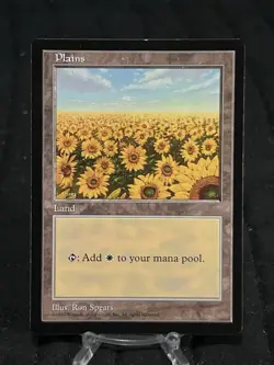 Magic the Gathering Plains - Red Pack (Spears) Apac Lands Regular ~LP~ MTG - Image 1