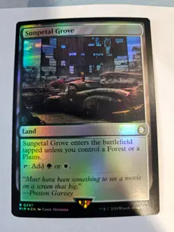 MTG - Sunpetal Grove FOIL - Universes Beyond: Fallout - Image 1