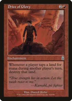 Price of Glory Odyssey Magic The Gathering MTG Card - Image 1