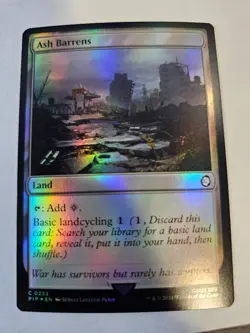 MTG - Ash Barrens FOIL - Universes Beyond: Fallout - Image 1