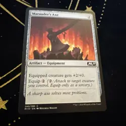MTG Marauder's Axe Core Set 2019 240/280 Regular Common - Image 1