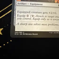 MTG Marauder's Axe Core Set 2019 240/280 Regular Common - Image 2