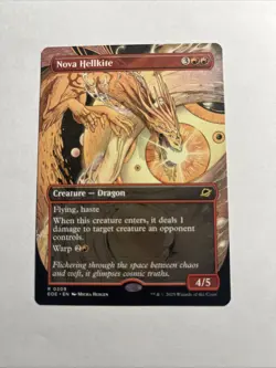 Nova Hellkite (Borderless) - Edge of Eternities MTG Plus Bonus Rare!!! - Image 1