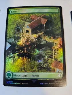 MTG - Forest Full Art FOIL 325 - Universes Beyond: Fallout - Image 1