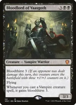 2x Bloodlord of Vaasgoth VOC LP MTG - Image 1