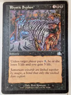 Rhystic Syphon - Prophecy - Magic the Gathering MTG Nice! - Image 1