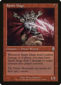 Spark Mage Odyssey Magic The Gathering MTG Card - Image 1