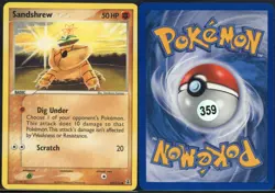 Sandshrew 82/113 Common Delta Species Pokemon NM - Image 1