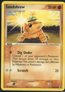 Sandshrew 82/113 Common Delta Species Pokemon NM - Image 2