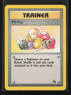 Mr. Fuji 58/62 Uncommon Fossil Pokemon NM Pack Fresh - Image 2