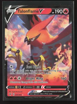 Talonflame V 029/185 Rare V Vivid Voltage Pokemon NM - Image 2