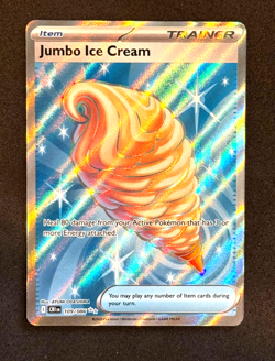 Pokemon Jumbo Ice Cream 109/086 Ultra Rare UR Chaos Rising NM Pack Fresh - Image 1