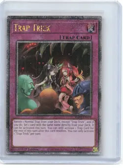 2024 YuGiOh!—Trap Trick #RA03-EN078—Quarter Century Secret Rare Foil 1st Edition - Image 1