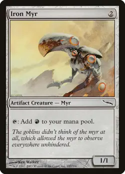 Iron Myr Mirrodin Magic The Gathering MTG Card - Image 1
