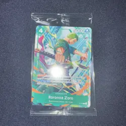 Roronoa Zoro P-114 One Piece Promo Card Sealed English TCG Bandai Exclusive - Image 1