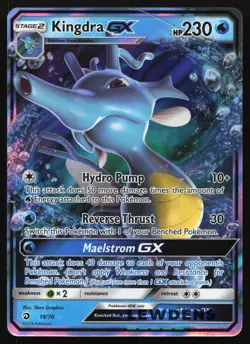 Kingdra GX - 18/70 - Ultra Rare - Dragon Majesty - Pokemon Card - Image 1