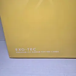 Vault X Exo-Tec Zip Binder 12-Pocket Side-Loading Yellow Pokemon Cards New - Image 2