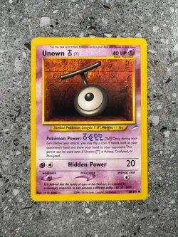 Pokemon TCG Cards Unown T 88/105 Neo Destiny LP - Image 1