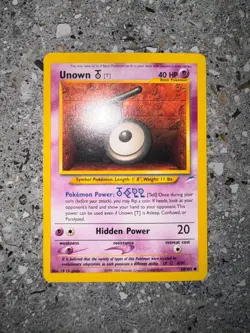 Pokemon TCG Cards Unown T 88/105 Neo Destiny LP - Image 3