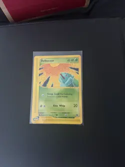 BULBASAUR 95/165 Expedition NON-HOLO E-Series / E-Reader Pokemon TCG card NM - Image 5